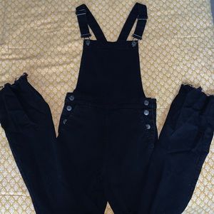 ASOS Pull&Bear Petite Overalls - Black